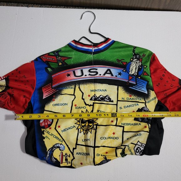 RARE Voler One if by Land, Two if by Sea Cycling Jersey Size Medium - Picture 4 of 7
